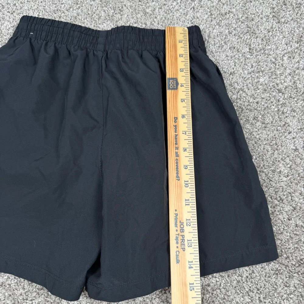 Nike Kids Dri-FIT Black Athletic Shorts Size Large L Swoosh Logo Activewear